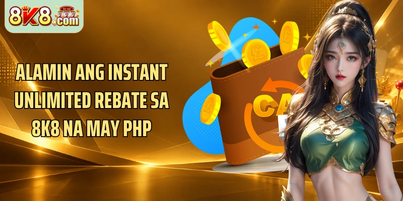 Alamin ang Instant Unlimited Rebate sa 8K8 na may PHP